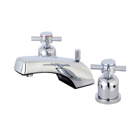 Kingston Brass KB8921DX 8" Widespread Bathroom Faucet, Polished Chrome KB8921DX